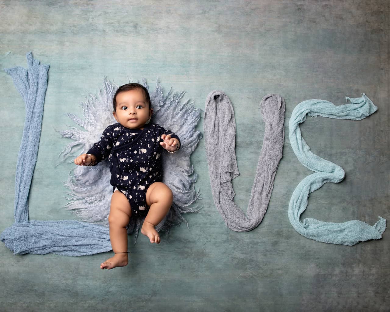 Cutest Three month baby photoshoot in Delhi, Gurgaon