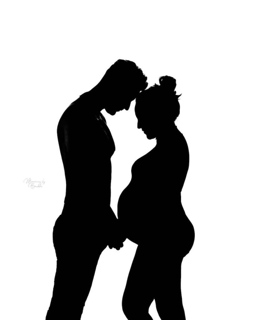 Maternity photoshoot Silhouette